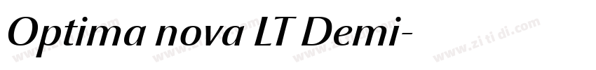 Optima nova LT Demi字体转换 Optima nova LT Demi字体转换